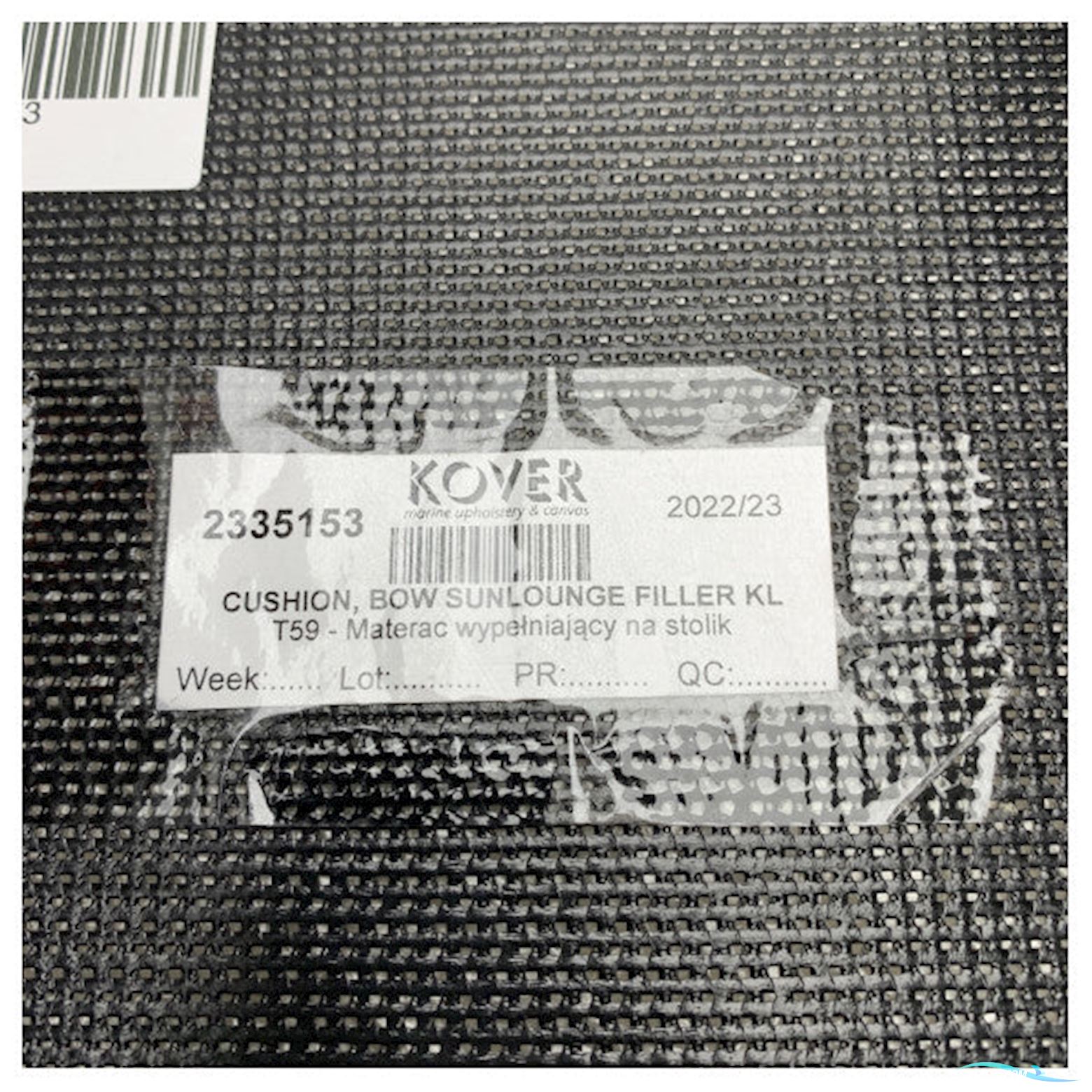 Uttern T59 Bow Sunlounge Filler Cushion Antracite - 2335153