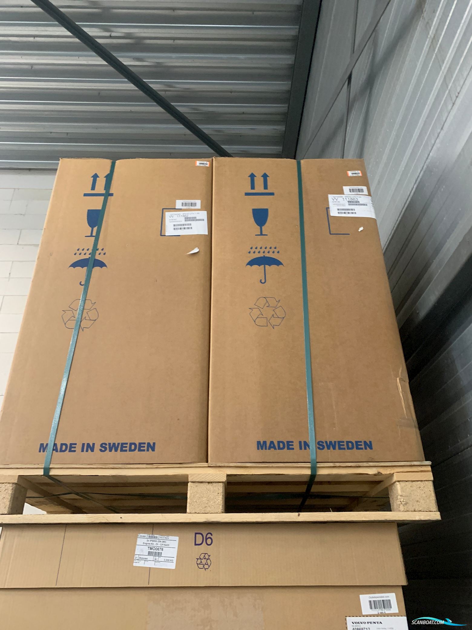 Volvo Penta Ips500 Engine Set 2x D6-380 Engine Set