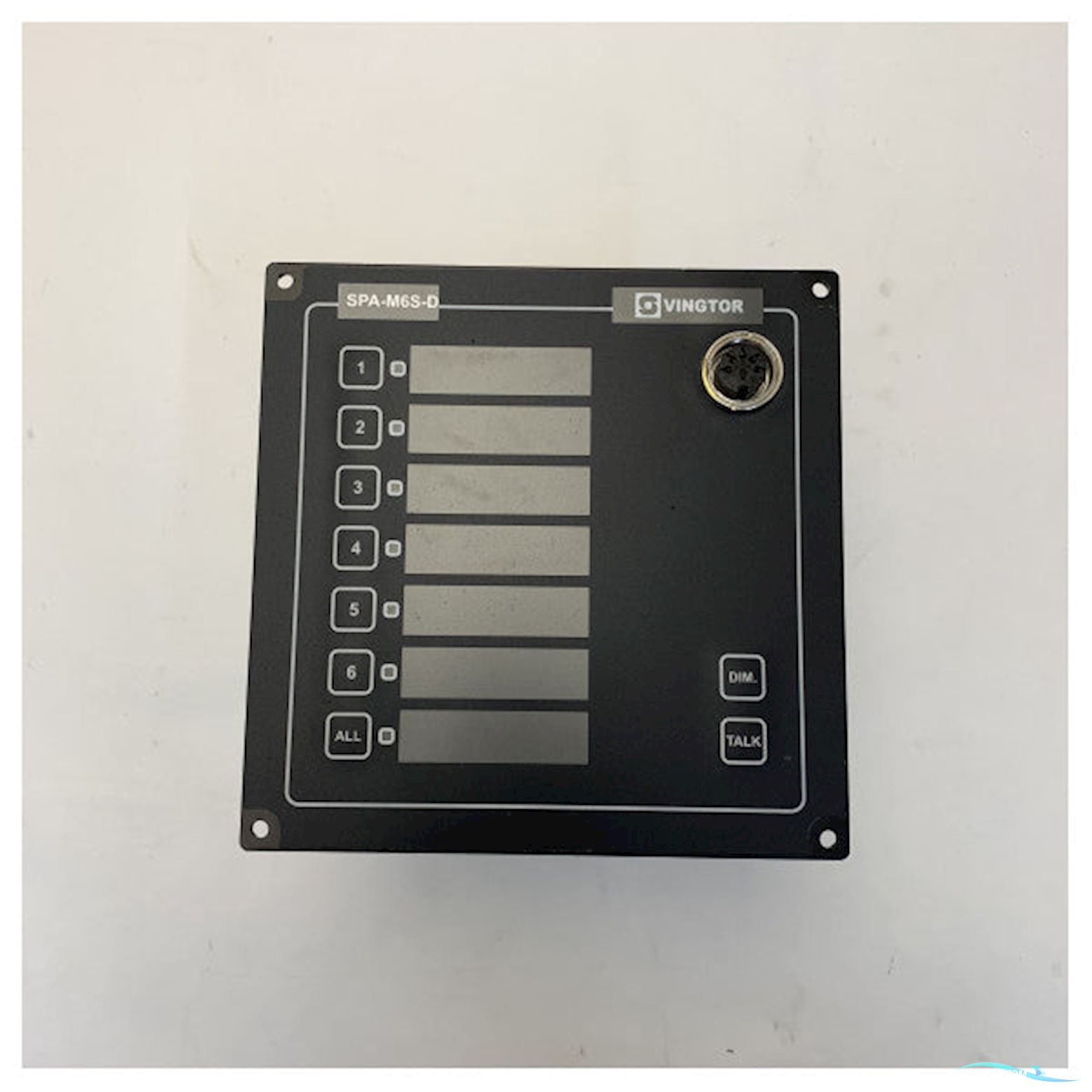 Zenitel Marine PA Control Panel for Ships - SPA-M6S-V2