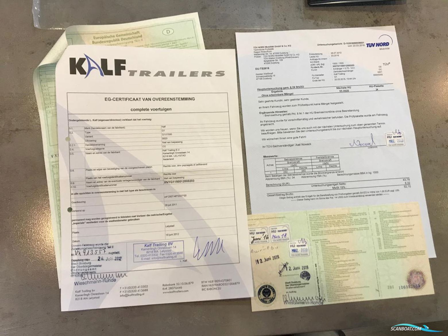 Kalf 1500 kg Trailer