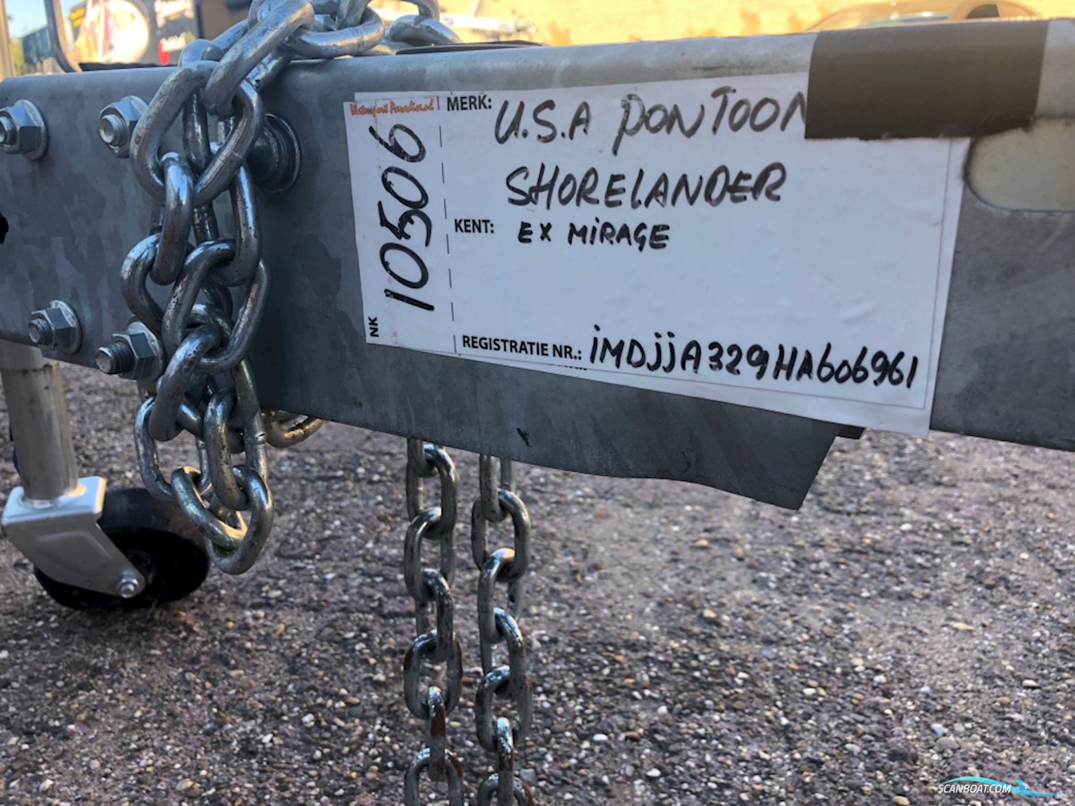 PONTOON Stallingstrailer 2-asser (USA)