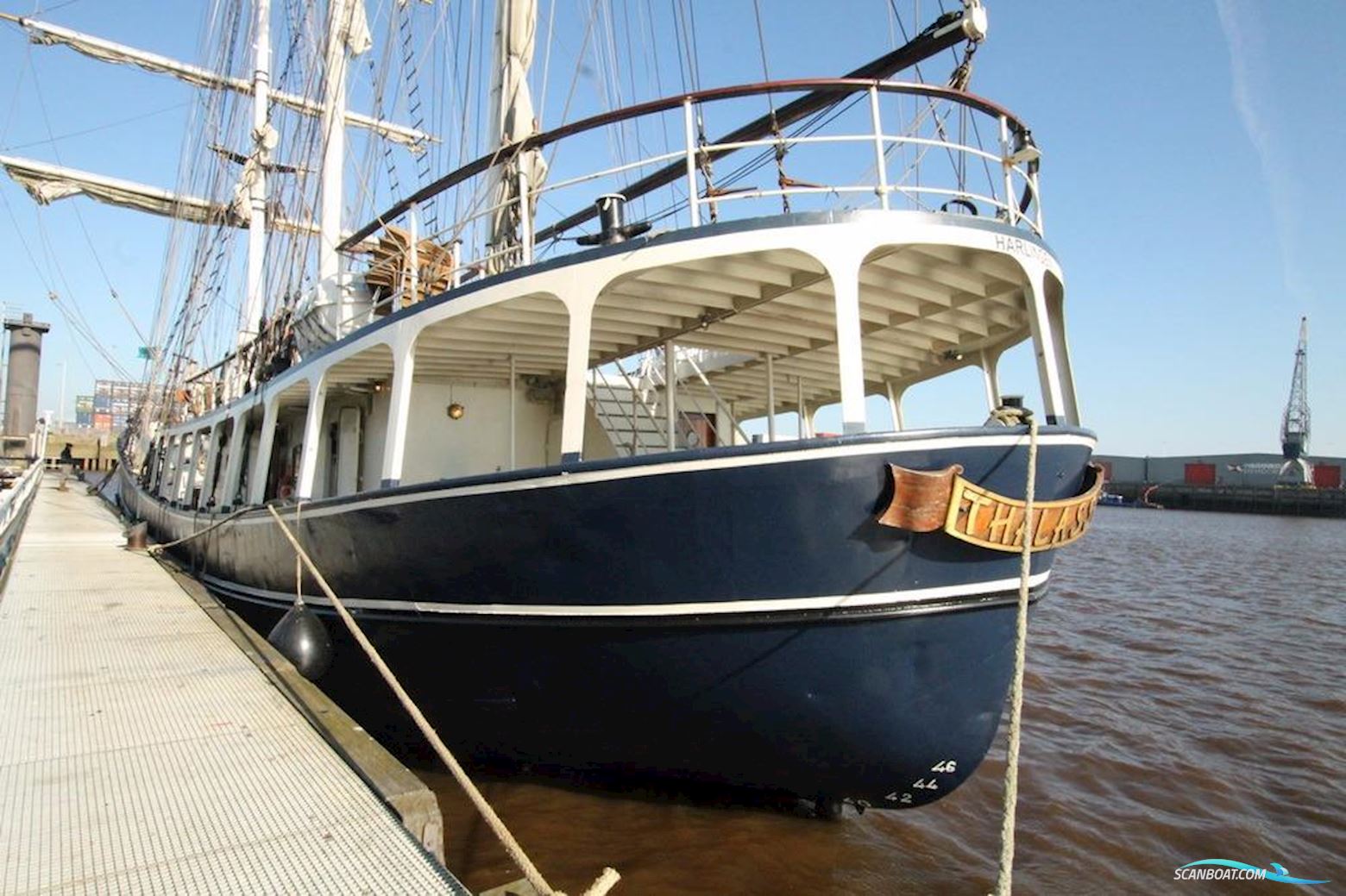 Barquentine Three Mast