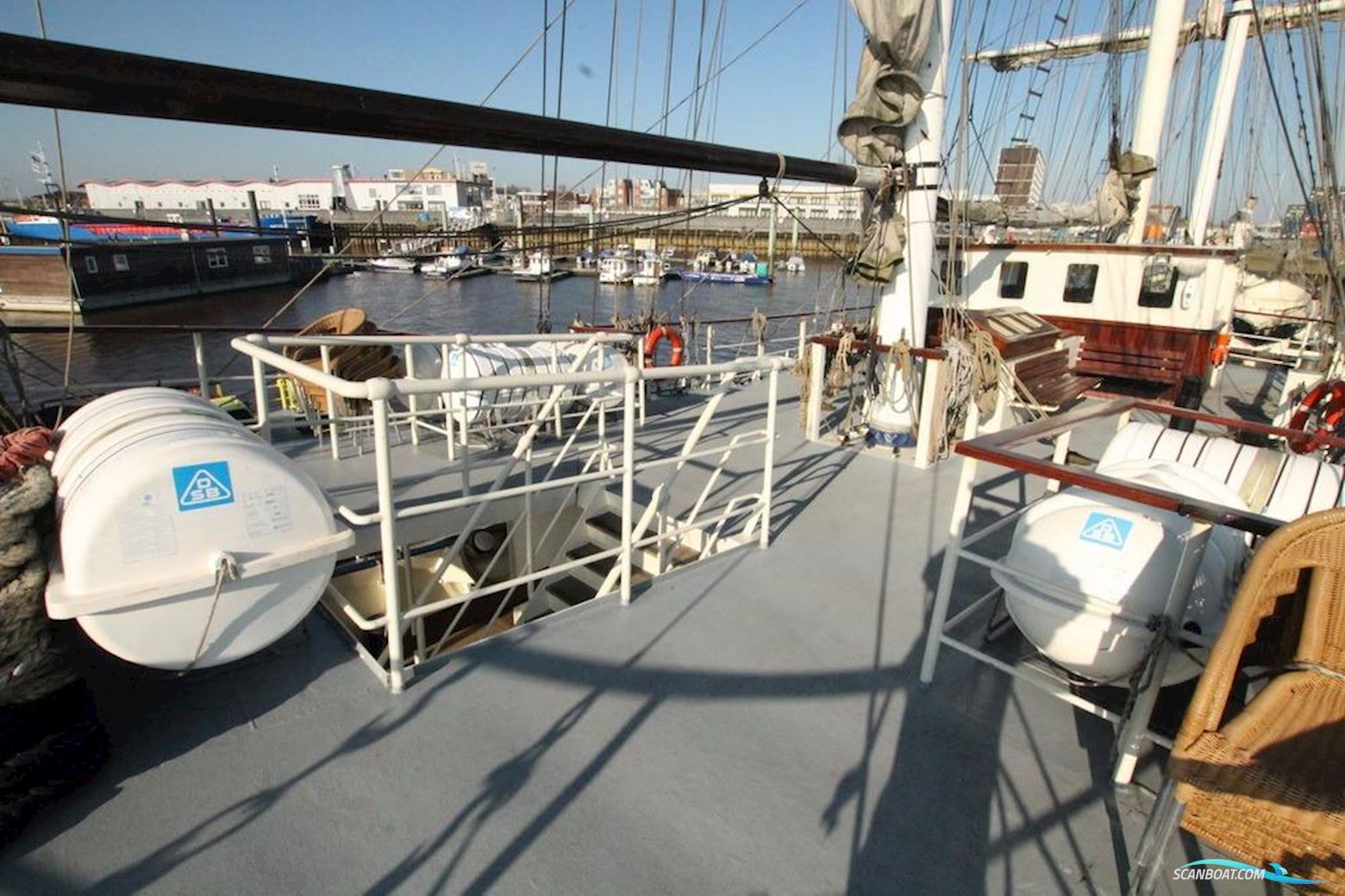 Barquentine Three Mast