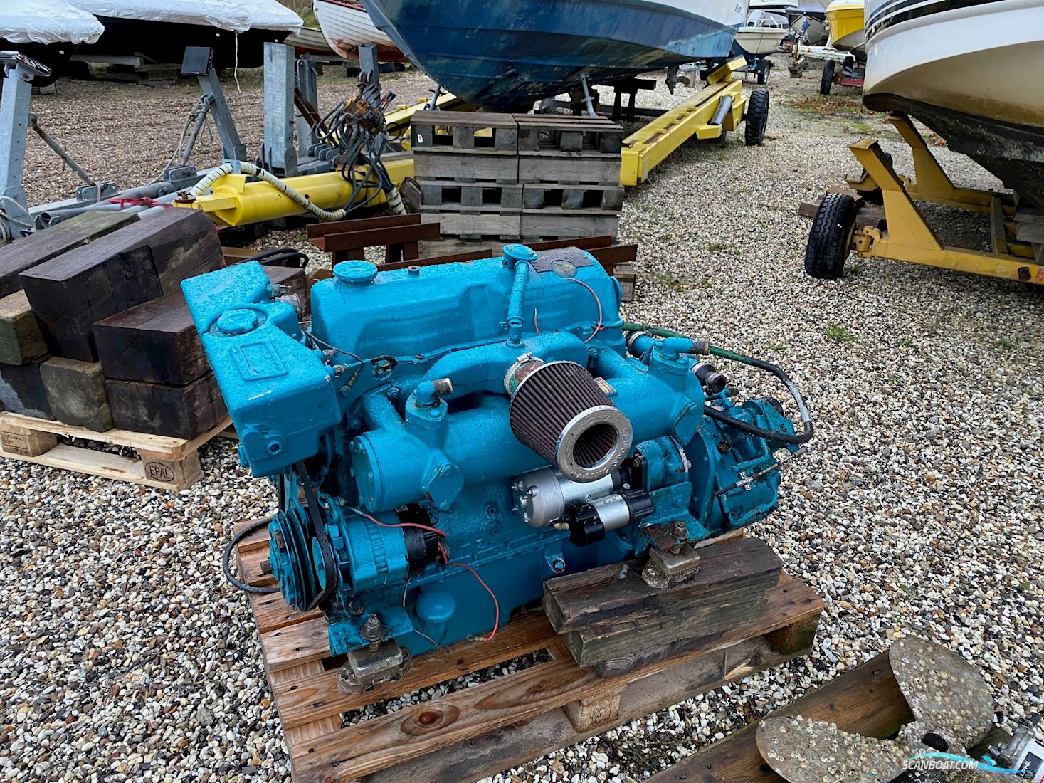 Ford Diesel Boat engine 1980, with Ford engine, Denmark