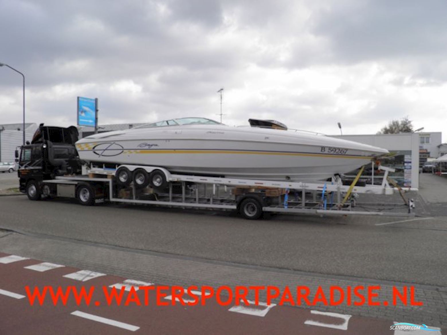DAF 95 automaat + Nefra oplegger DAF 95 automaat + Nefra oplegger OPLZ170 Boat Equipment 2012, The Netherlands
