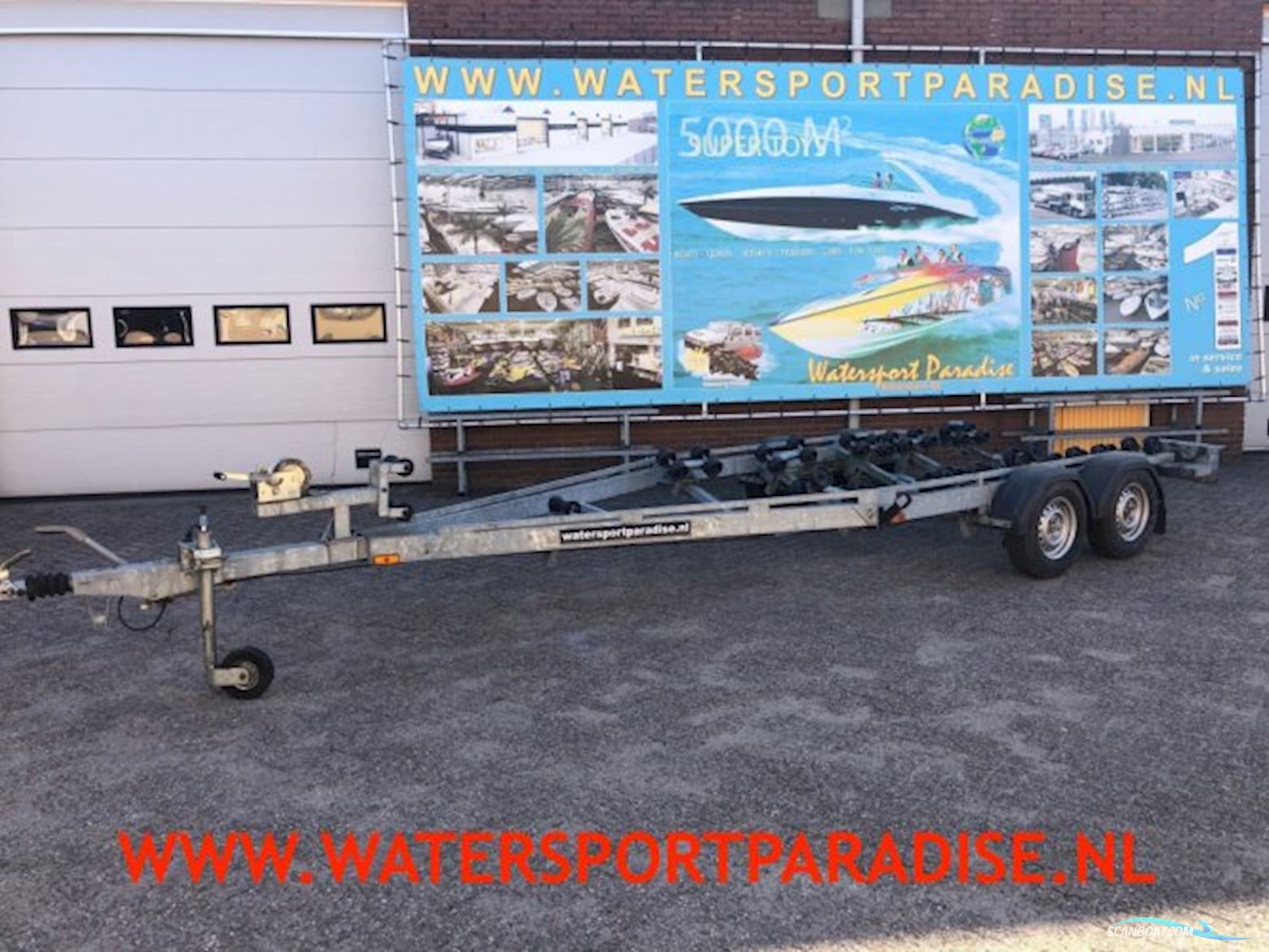 Stallingstrailer Dierkx 2700 2-Asser Boat Equipment 2024, The Netherlands