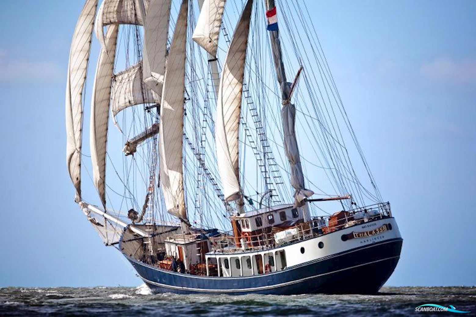 Barquentine Three Mast Boat type not specified 1980, with Deawoo engine, The Netherlands