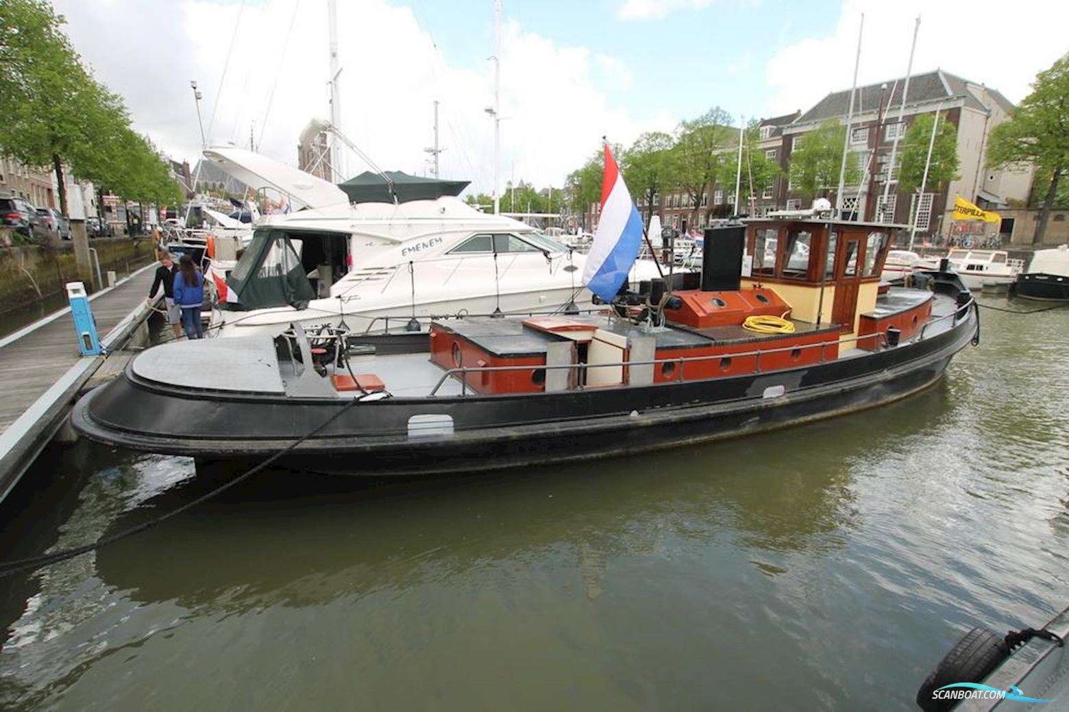 Custom Dutch Barge Tug Boat