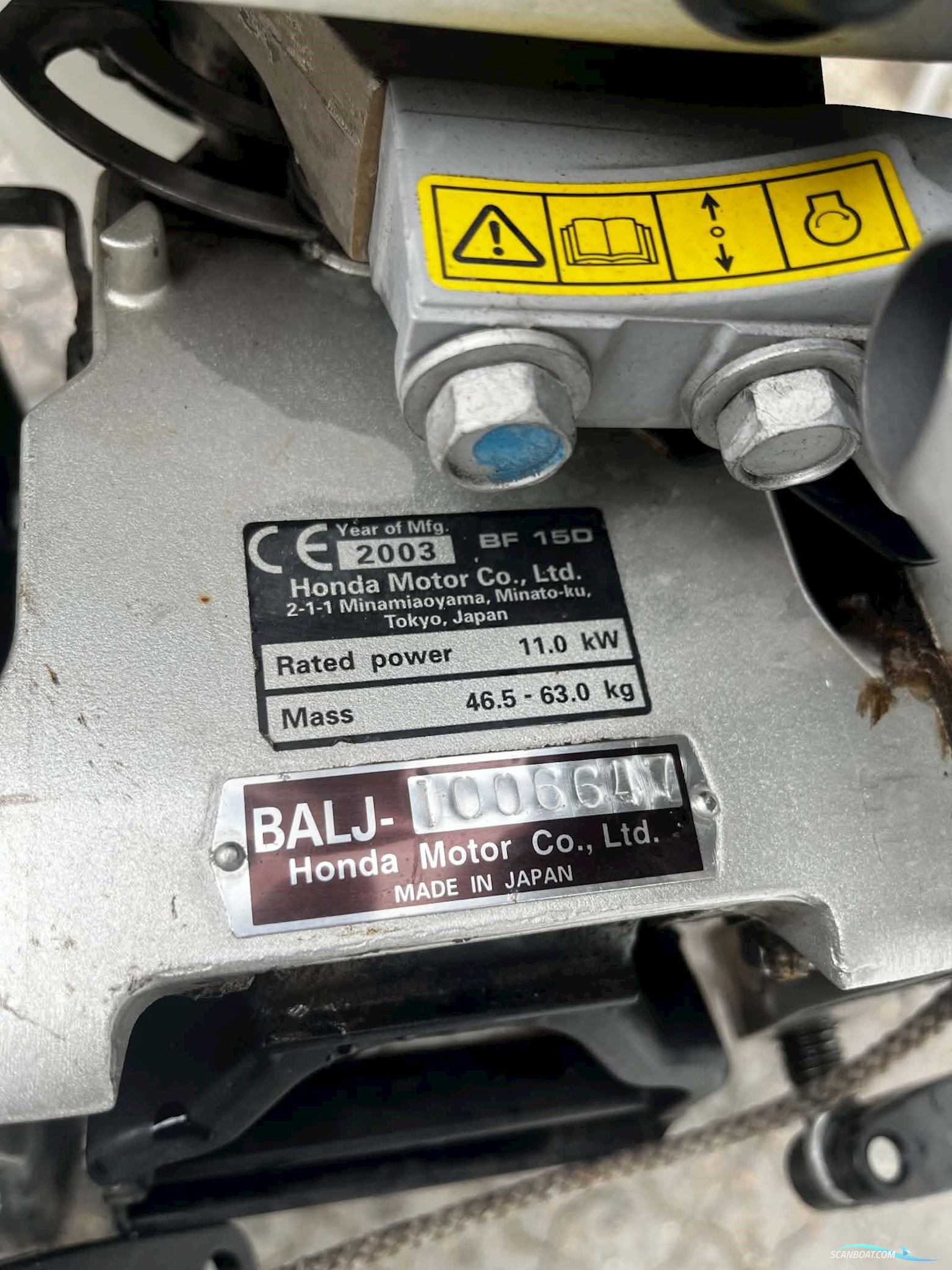 Honda BF15D 4 Takt Langt Ben