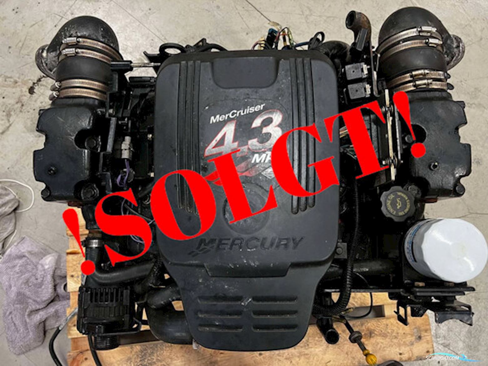 Mercruiser 4.3 Mpi 220 HK...Solgt Boatengine 2024, Denmark