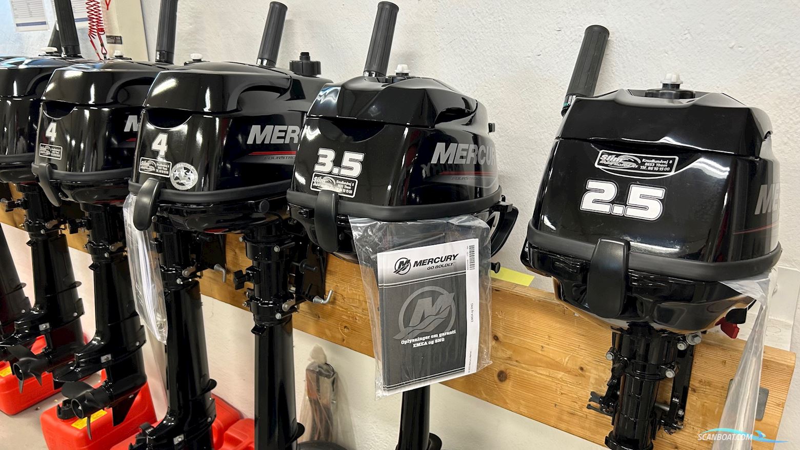 Mercury 3.5 hk MH Boatengine 2025, Denmark