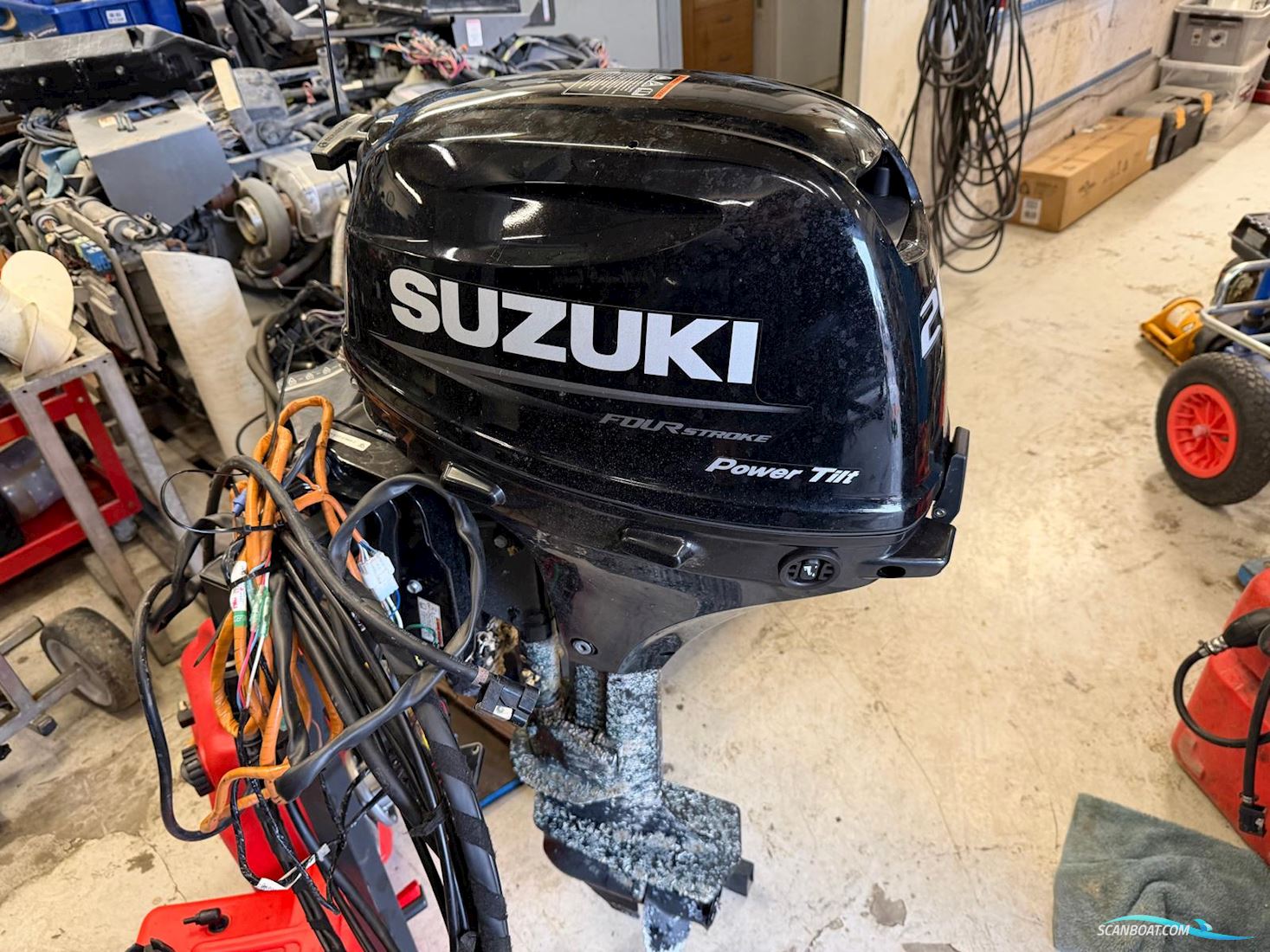 Suzuki DF20A Boatengine 2020, with Suzuki DF20A engine, Denmark