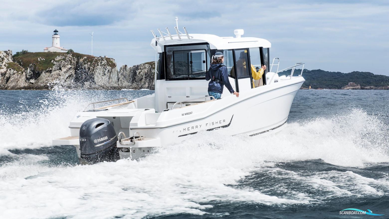 Yamaha 130 HK - Fjernbetjent, Elektronisk start, Powertrim