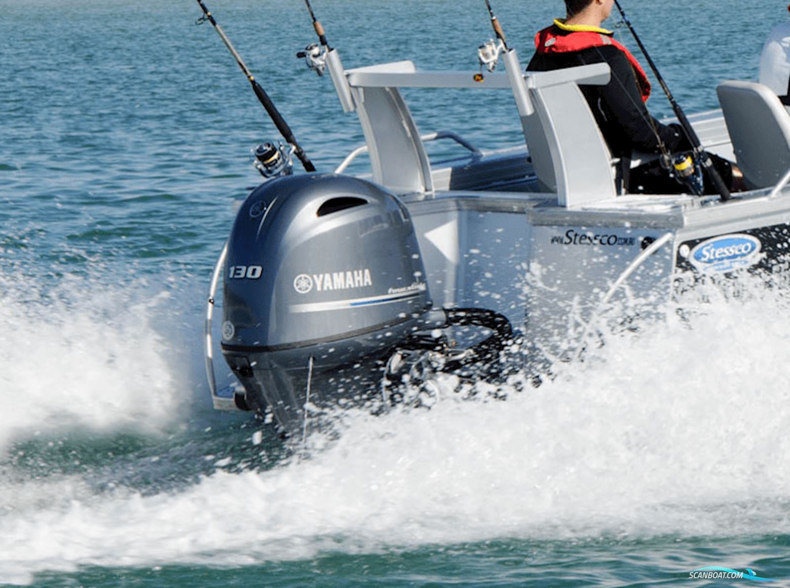 Yamaha 130 HK - Fjernbetjent, Elektronisk start, Powertrim