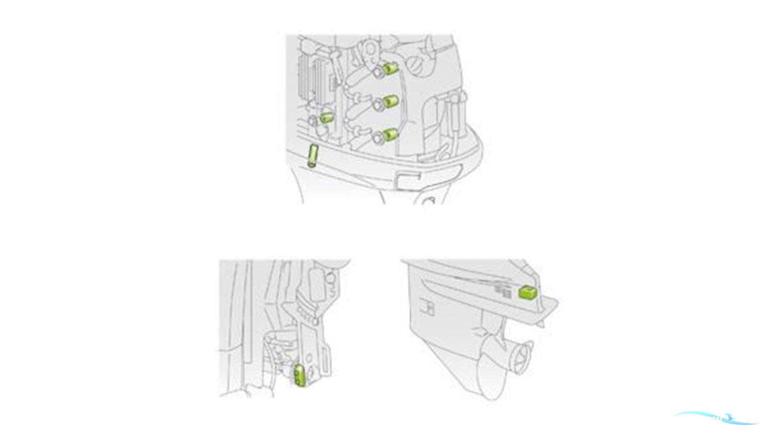 Yamaha 40 HK - Styrehåndtag, Hydro tilt