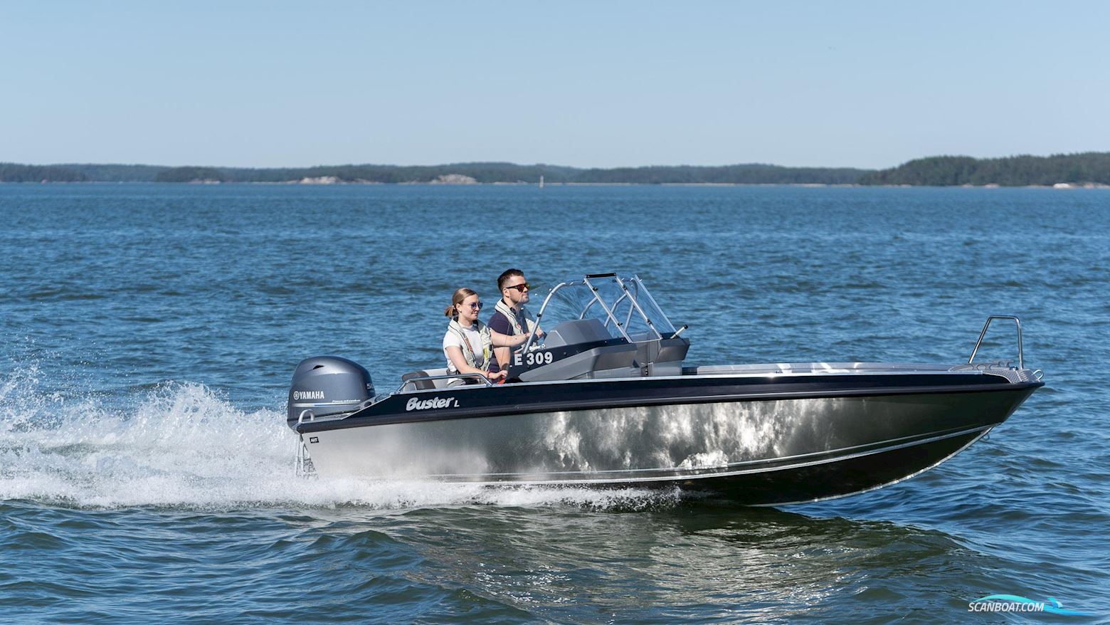 Yamaha 50 hk - Fjernbetjent, Elektrisk start, power trim