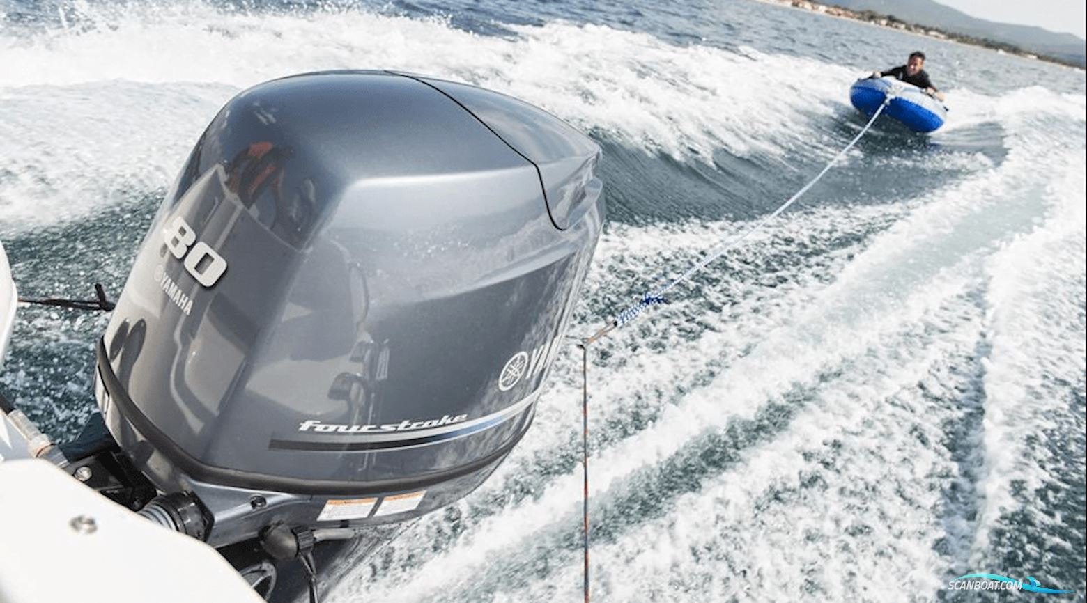 Yamaha 80 HK - Fjernbetjent, Elektronisk Start, Powertrim