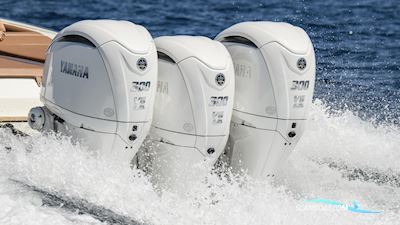 Yamaha F300XSB2 Hvid Boatengine 2025, with Yamaha F300XSB2 engine, Denmark