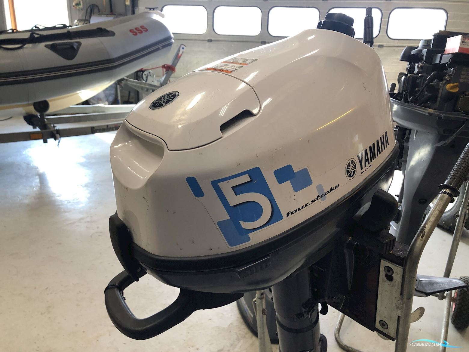 Yamaha F5AMHS Boatengine 2014, with Yamaha F5AMHS/L engine, Denmark