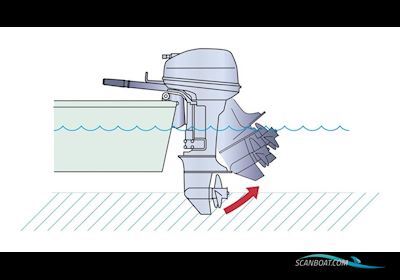 Yamaha FT8GMHLX High Thrust Boatengine 2025, with Yamaha FT8GMHL/X engine, Denmark