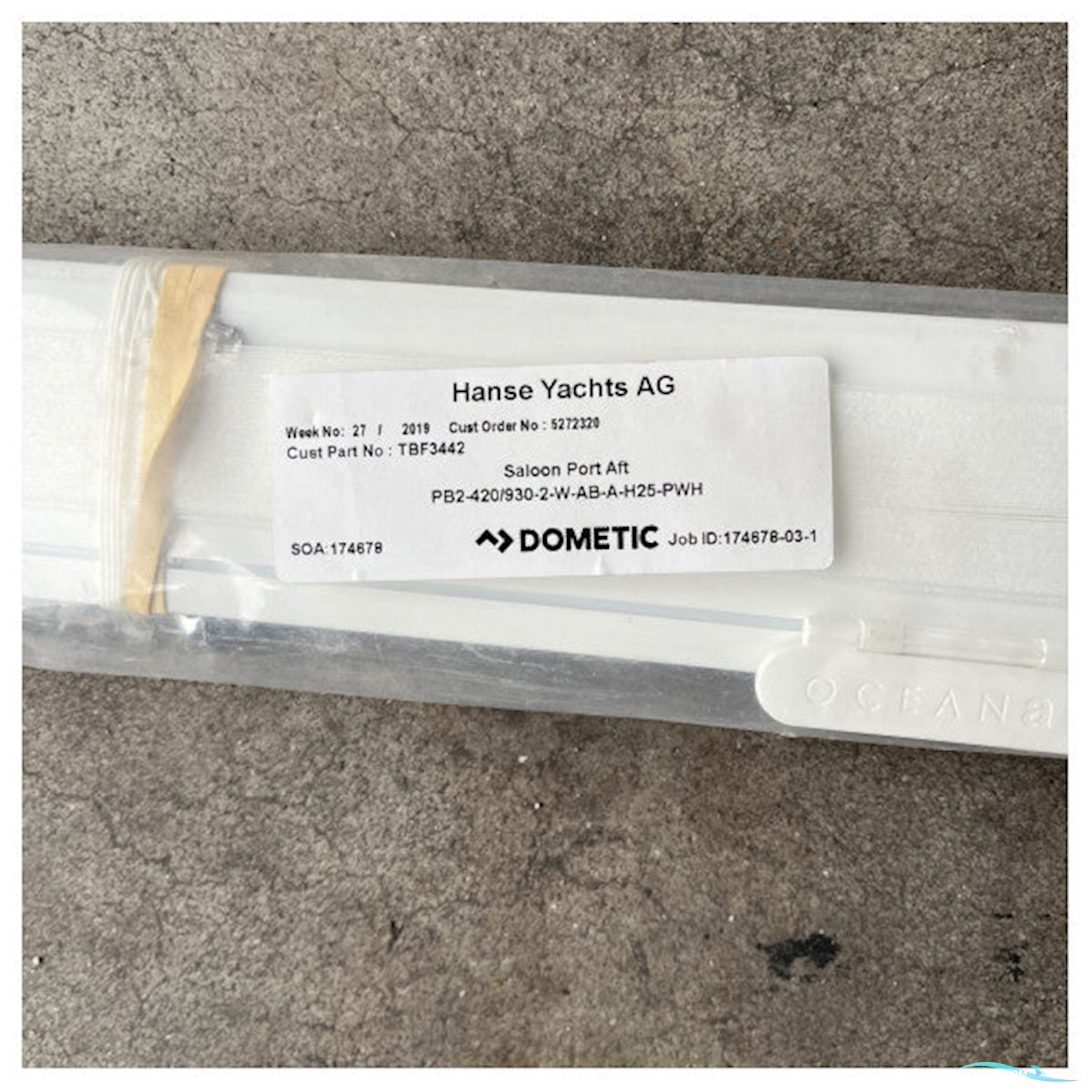 Dometic Oceanair Cabin Roller Blind Skysol2 420 x 930 mm Boatequipment 2025, The Netherlands