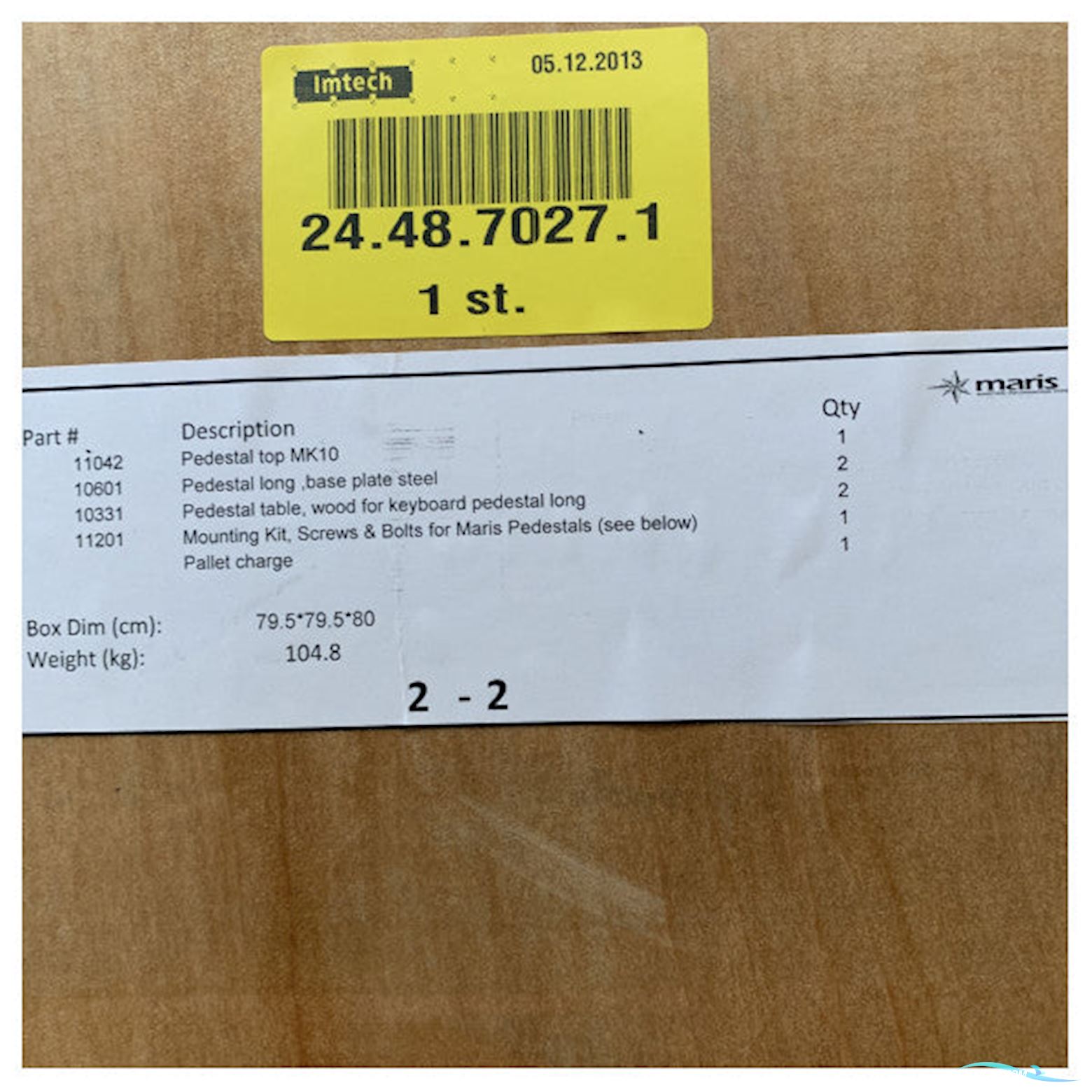 Furuno Marine Pedestal Stand For Ecdis 900 And Smartline Fpc MK10