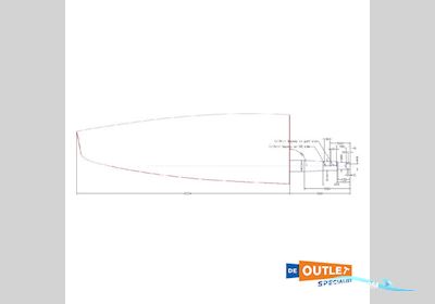 Jefa Hanse 575 Fiberglass Rudder Blade 126 mm - Tru0144 Boatequipment 2026, The Netherlands