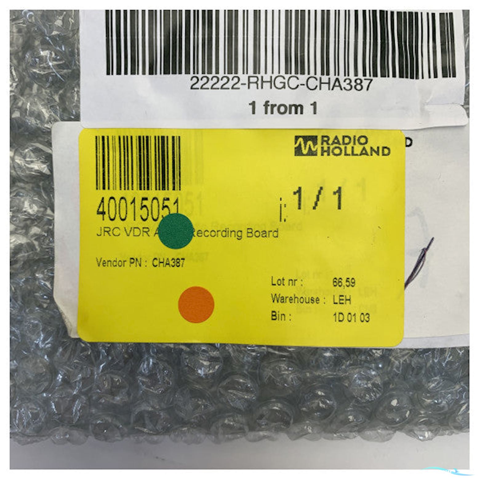 Jrc Jcy-1800 Vdr Arb Audio Recording Processor Board - Cha387