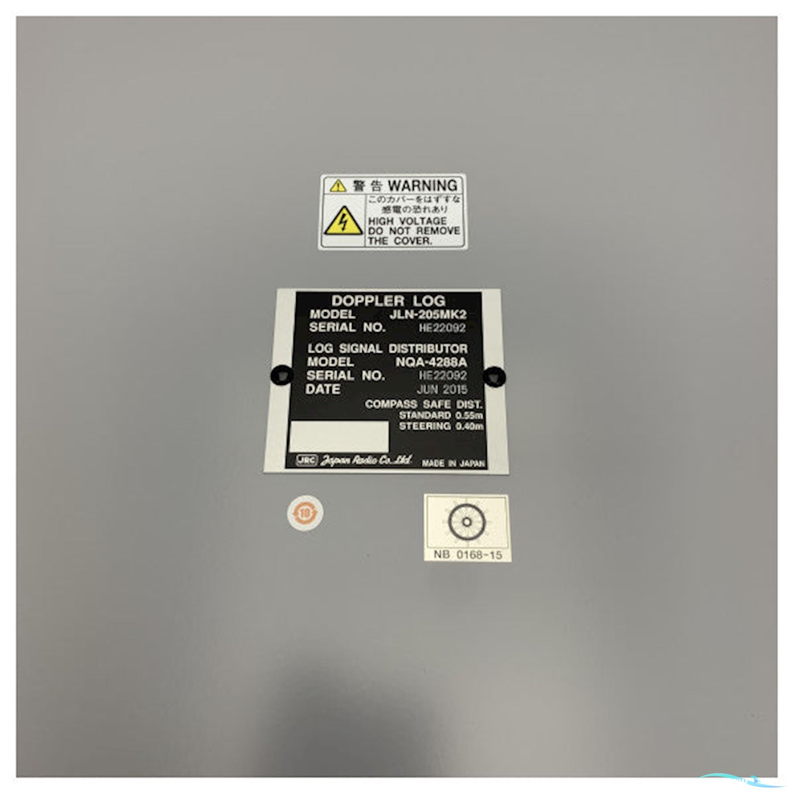 Jrc Jln-205 MK2 Marine Doppler Speed Log System