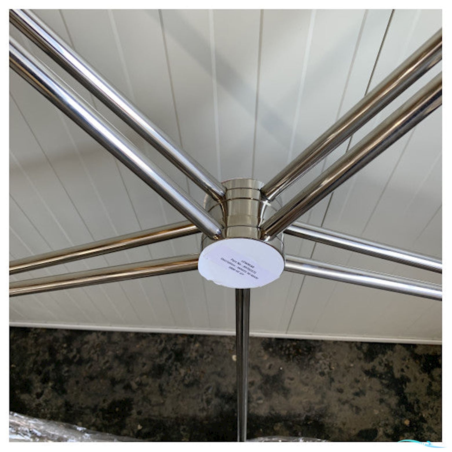 Lewmar M-Maxi 1800 HF GY Yacht Steering Wheel - 1800mm Large Sailboat - 89700371