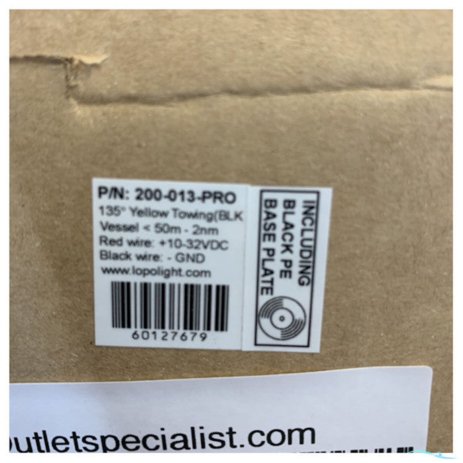 Lopolight Marine LED Towing Light Coupling for Boats up to 50m 2nm 135 degree - 201-013 PRO