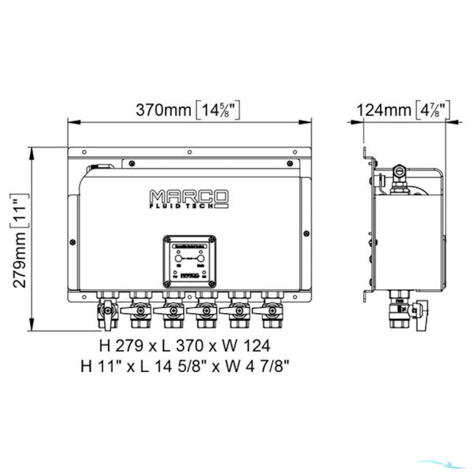 Marco OCS6-E 12/24V Oil Changing System 6-valves