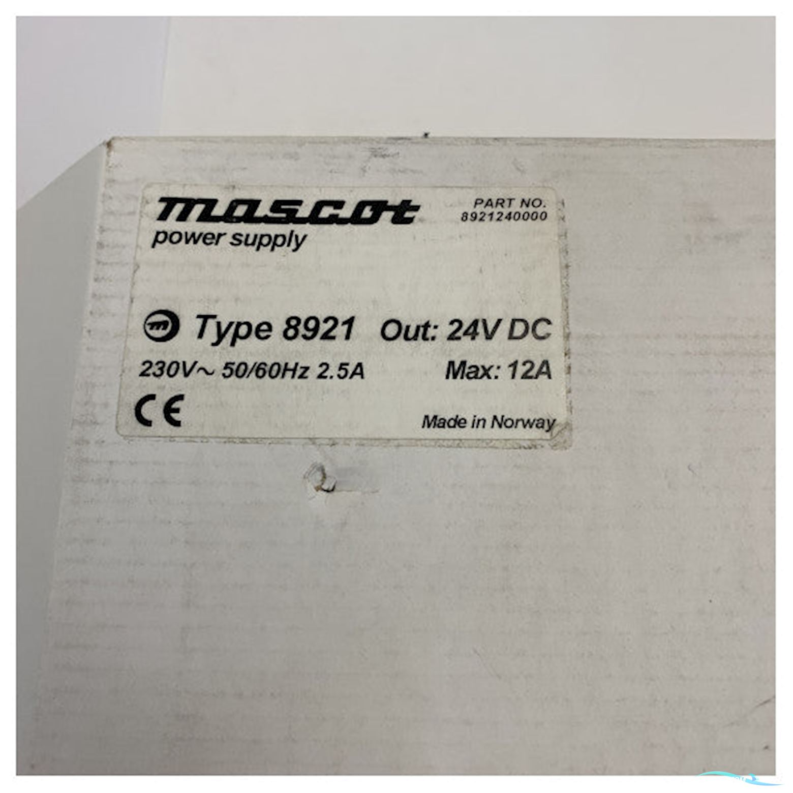 Mascot 270W Power Brick AC/DC Adapter 24V 12A Output - 8921-24