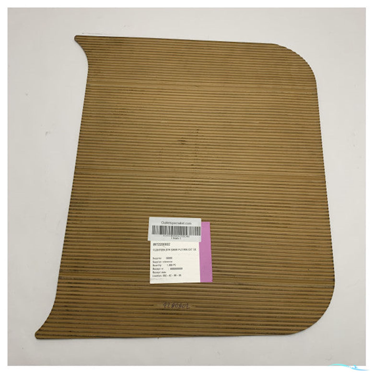 Quicksilver 555 Cabin Teak Inlay For Swim Platform Starboard Side - 555Cab