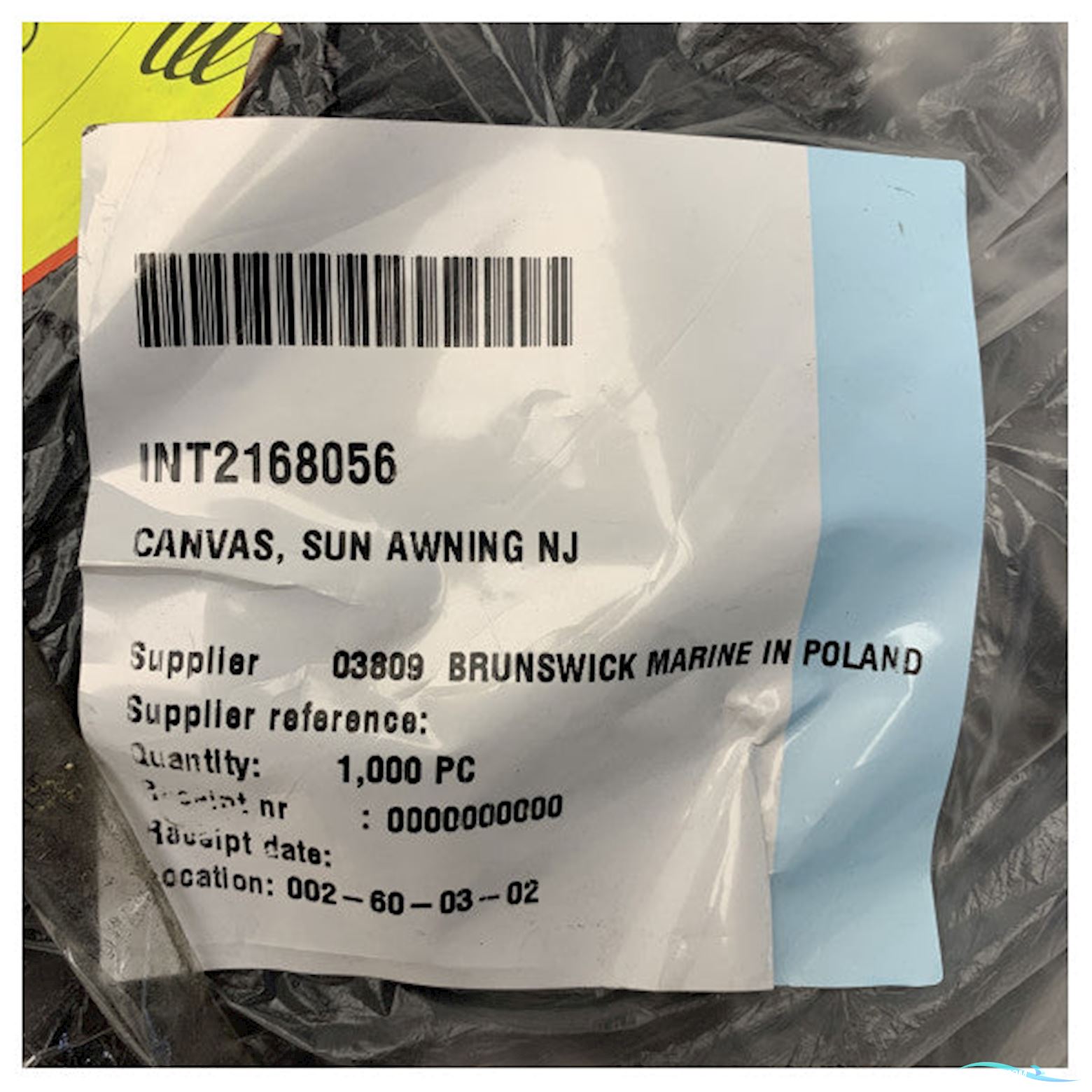 Quicksilver Arvor 810 Black Canvas Sun Awning - 2168056