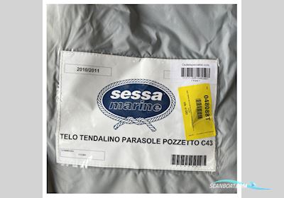 Sessa Marine C43 Sun Aft Cover - Durable Waterproof Boat Cover With Zipper, Beige Boatequipment 2026, The Netherlands