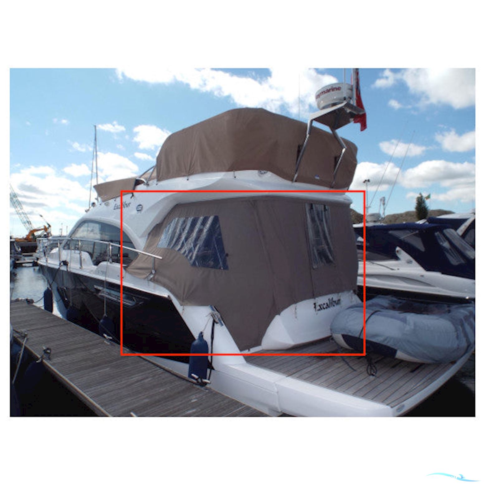 Sessa Marine Fly 40 Sunbrella Aft Cockpit Cover Beige - 048115F Boatequipment 2026, The Netherlands