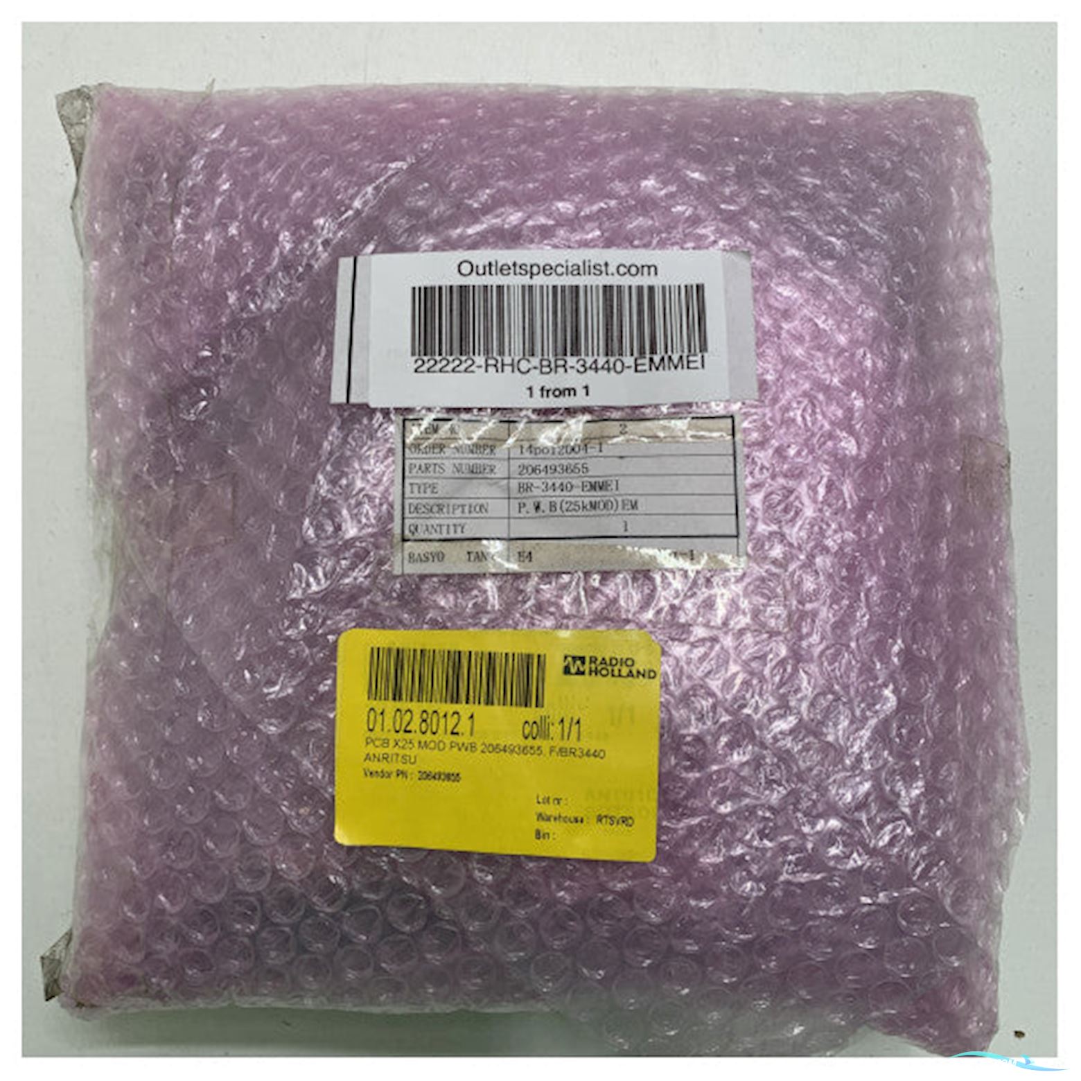 Tokyo Keiki BR-3440-Emmei 25 kW Radar Pcb For BR3440 Boatequipment 2025, The Netherlands