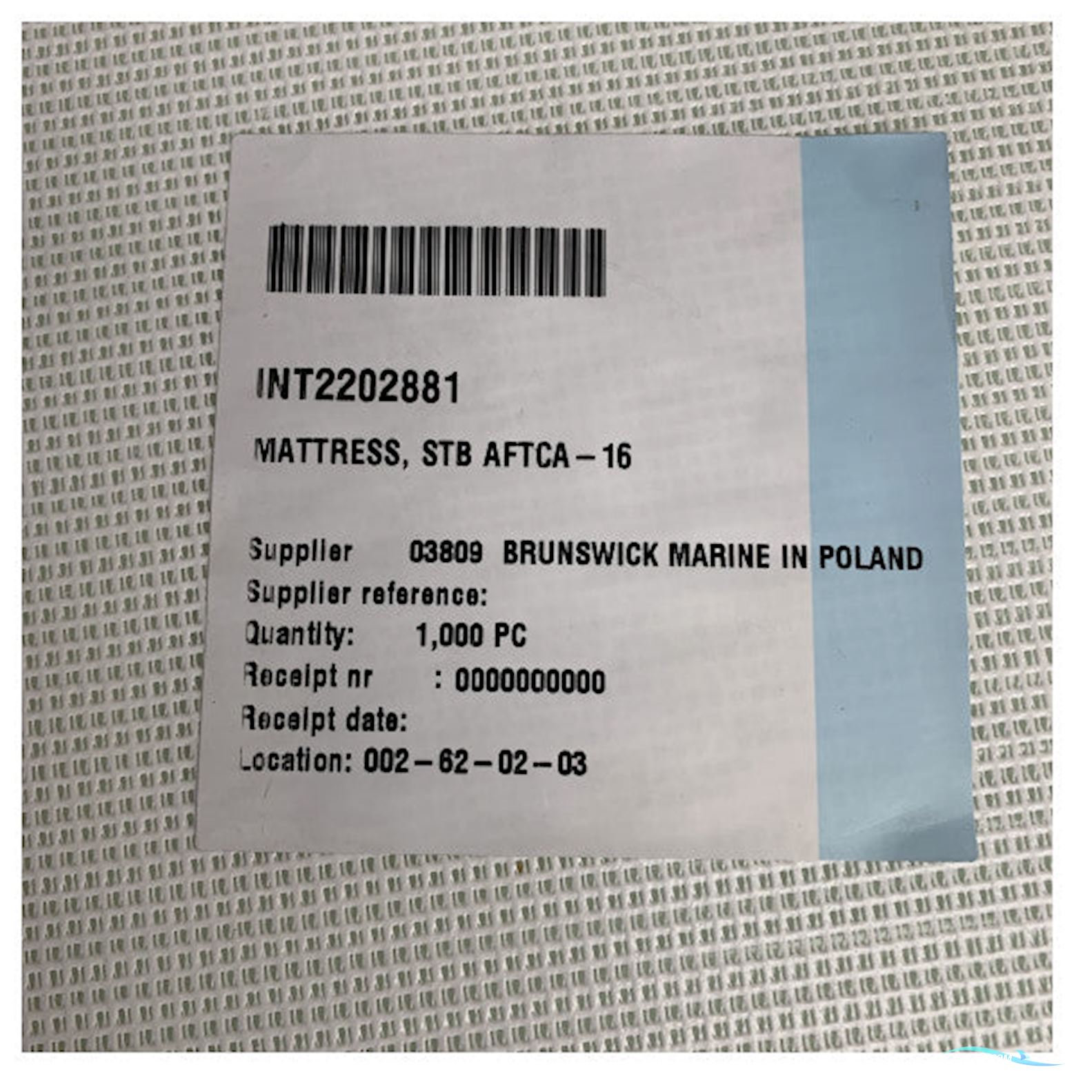 Uttern Quicksilver 645 Cabin Cushion Starboard Side Aft Grey - 2202881