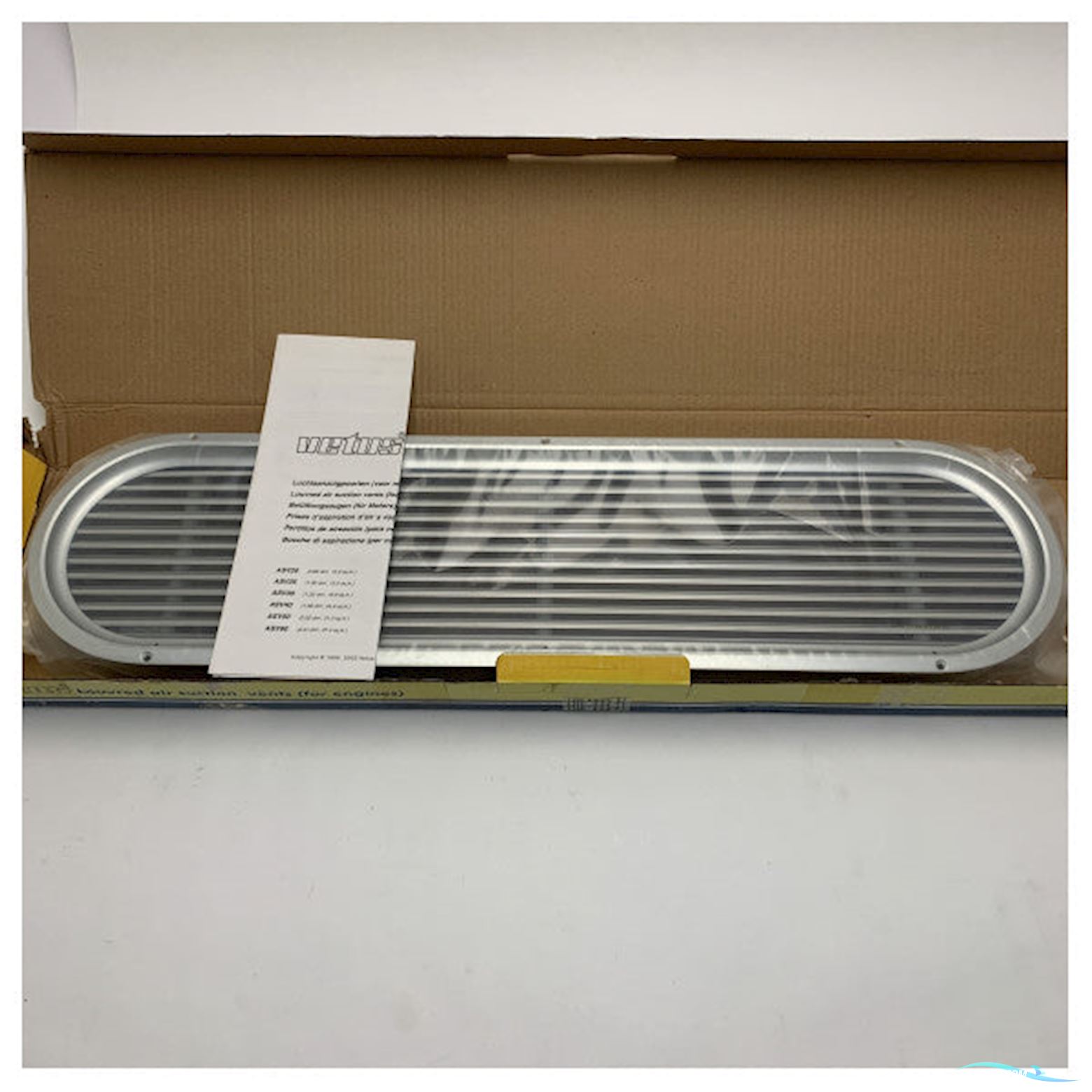 Vetus ASV125A Engine Room Vent 125pk Aluminium 730 x 178 mm