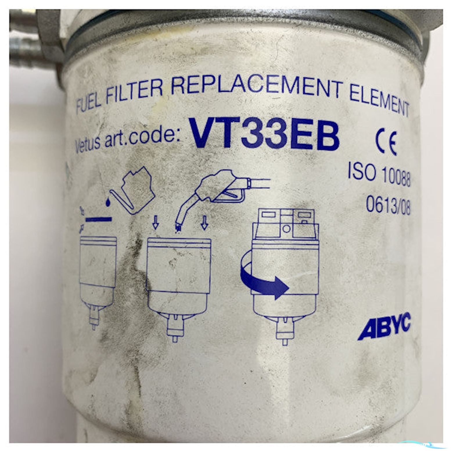 Vetus Marine Diesel Fuel Water Separator Filter VT33EB ��� High-Quality Boat Fuel Filter
