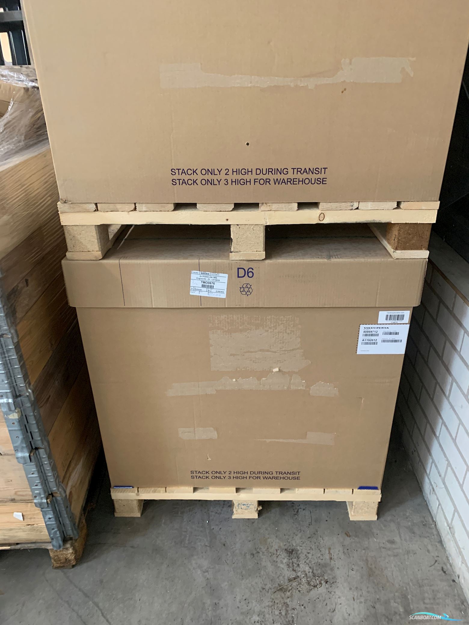 Volvo Penta Ips500 Engine Set 2x D6-380 Engine Set