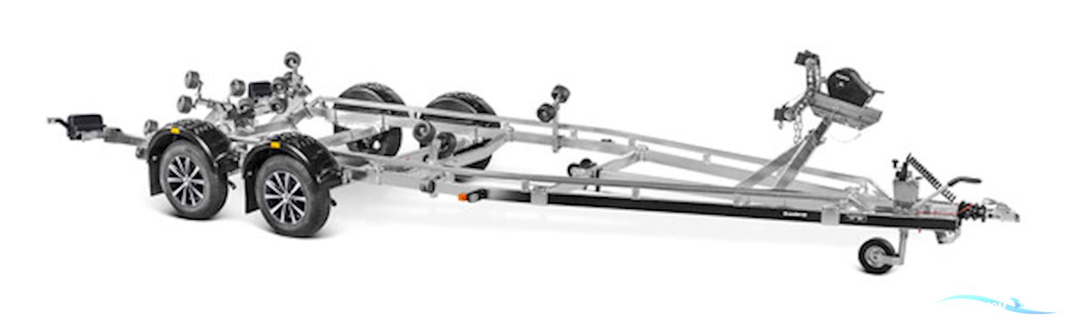 242000TB SR X - 2000KG X-LINE Bådtrailer m/ LED LYS & SUPERRULLER Boattrailer 2025, Denmark