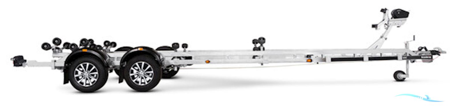 263500TB SR X - 3500KG X-LINE Bådtrailer m/ LED LYS & SUPERRULLER Boattrailer 2025, Denmark