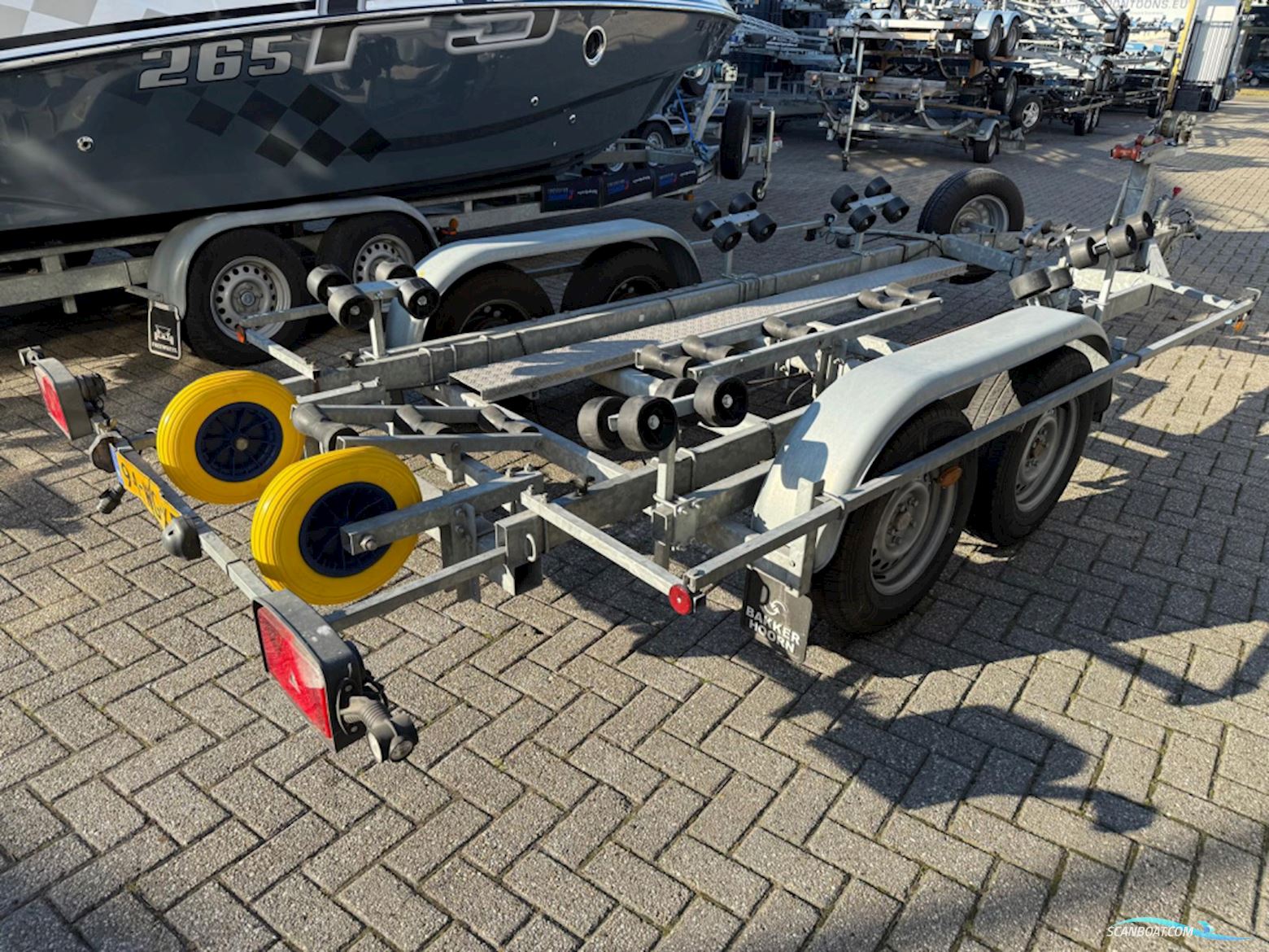 Pega Tandemasser rollen Boattrailer 2011, The Netherlands