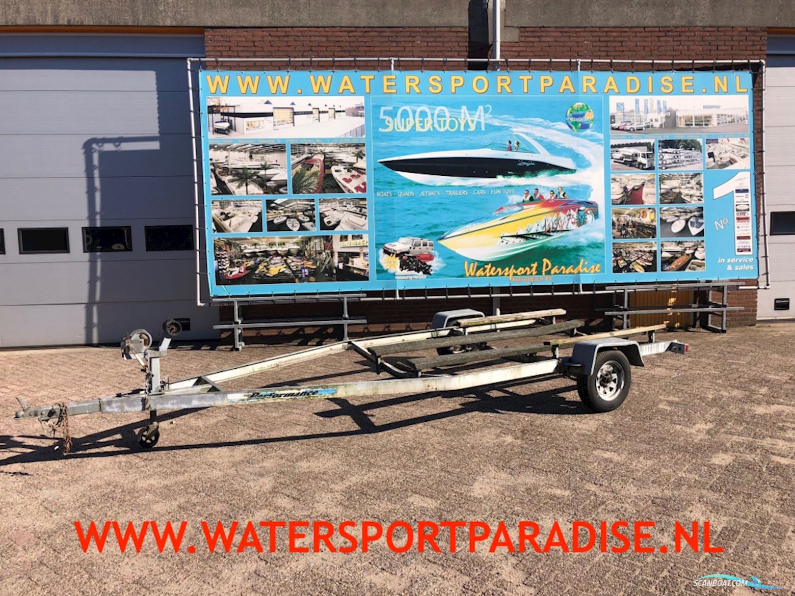 Stallingstrailer 1-Asser Performance Boattrailer 2024, The Netherlands