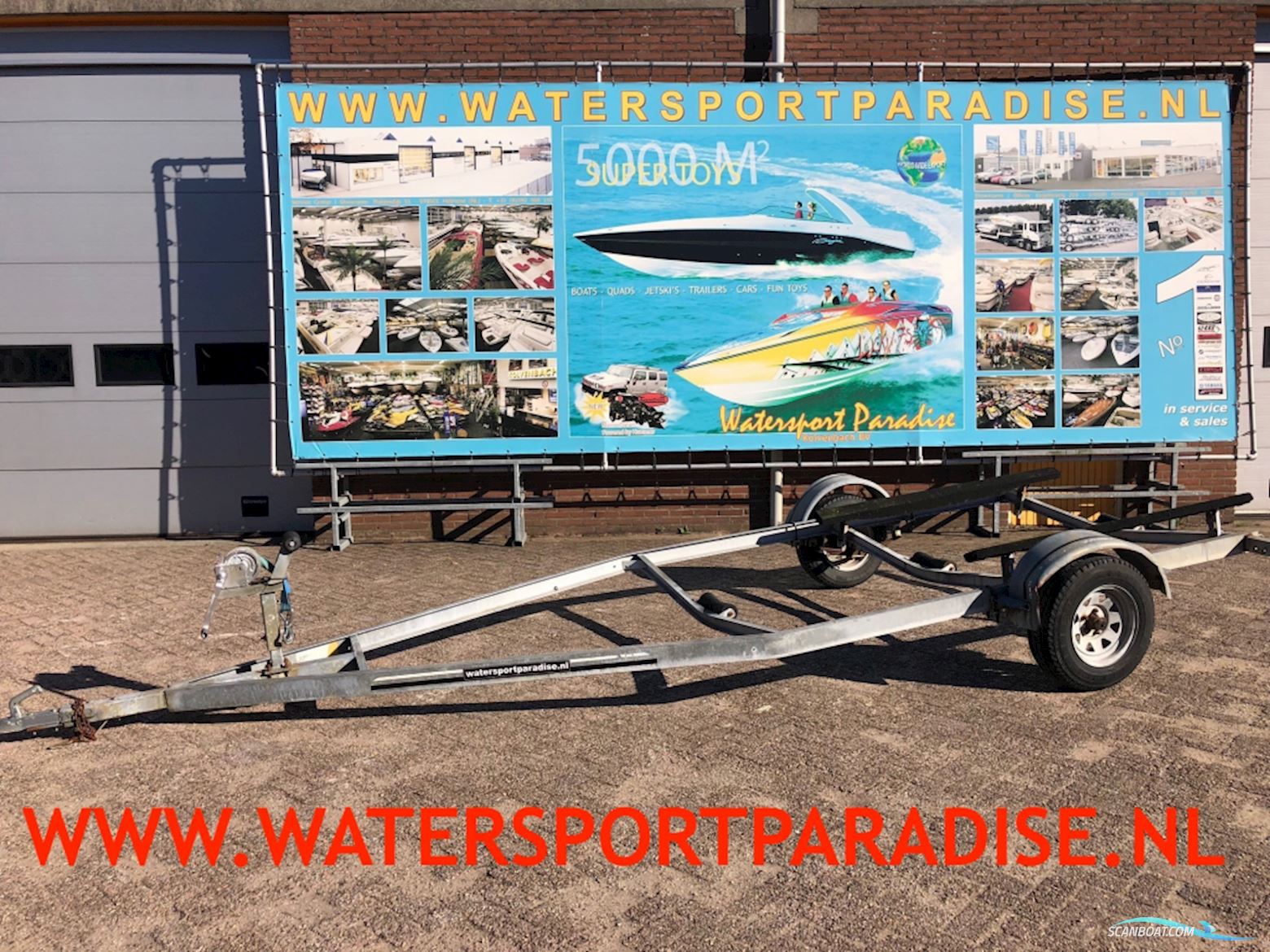 Stallingstrailer 1-asser Boattrailer 2024, The Netherlands