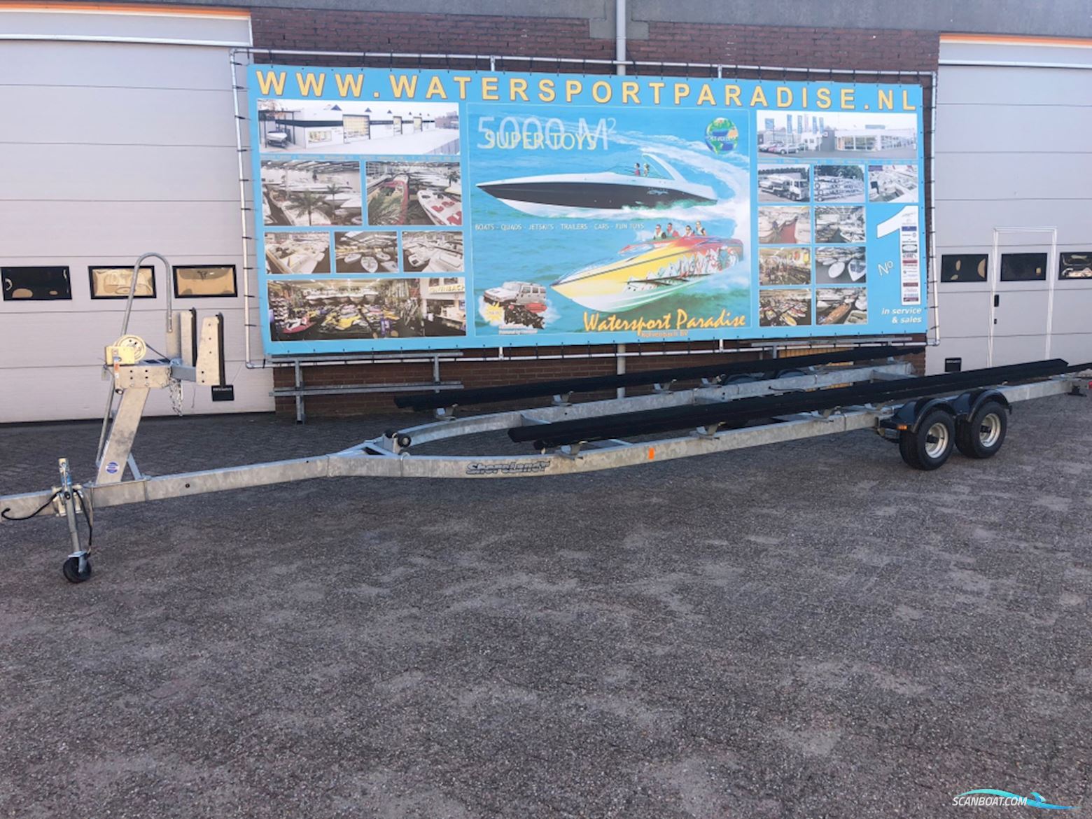 Stallingstrailer Pontoontrailer 2-Asser (Usa) Boattrailer 2024, The Netherlands