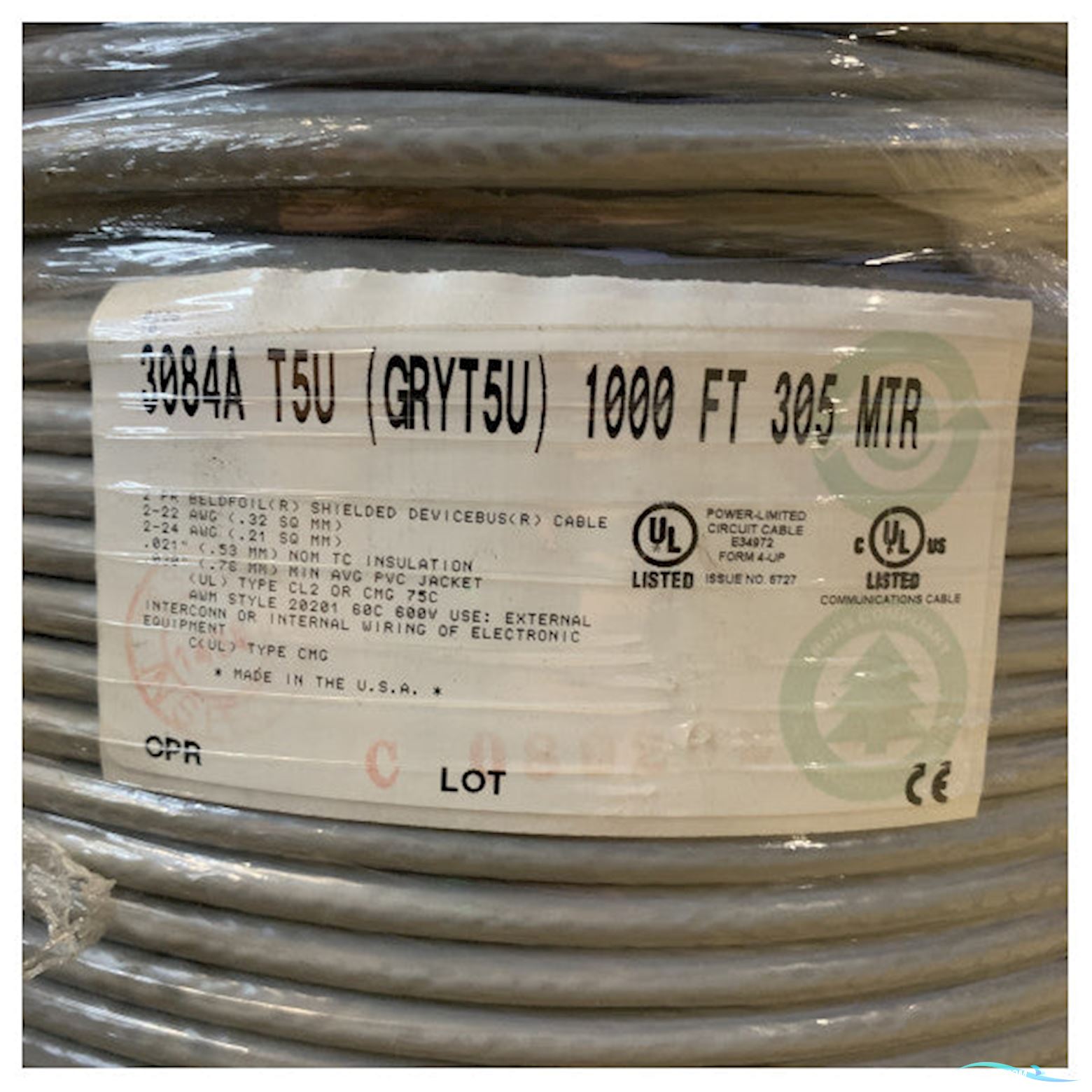 Belden 3084A Marine T5U Can Bus Cable 305M - Durable, Shielded & UV-Resistant For Reliable Maritime Network Connections Bootaccessoires 2025, The Netherlands
