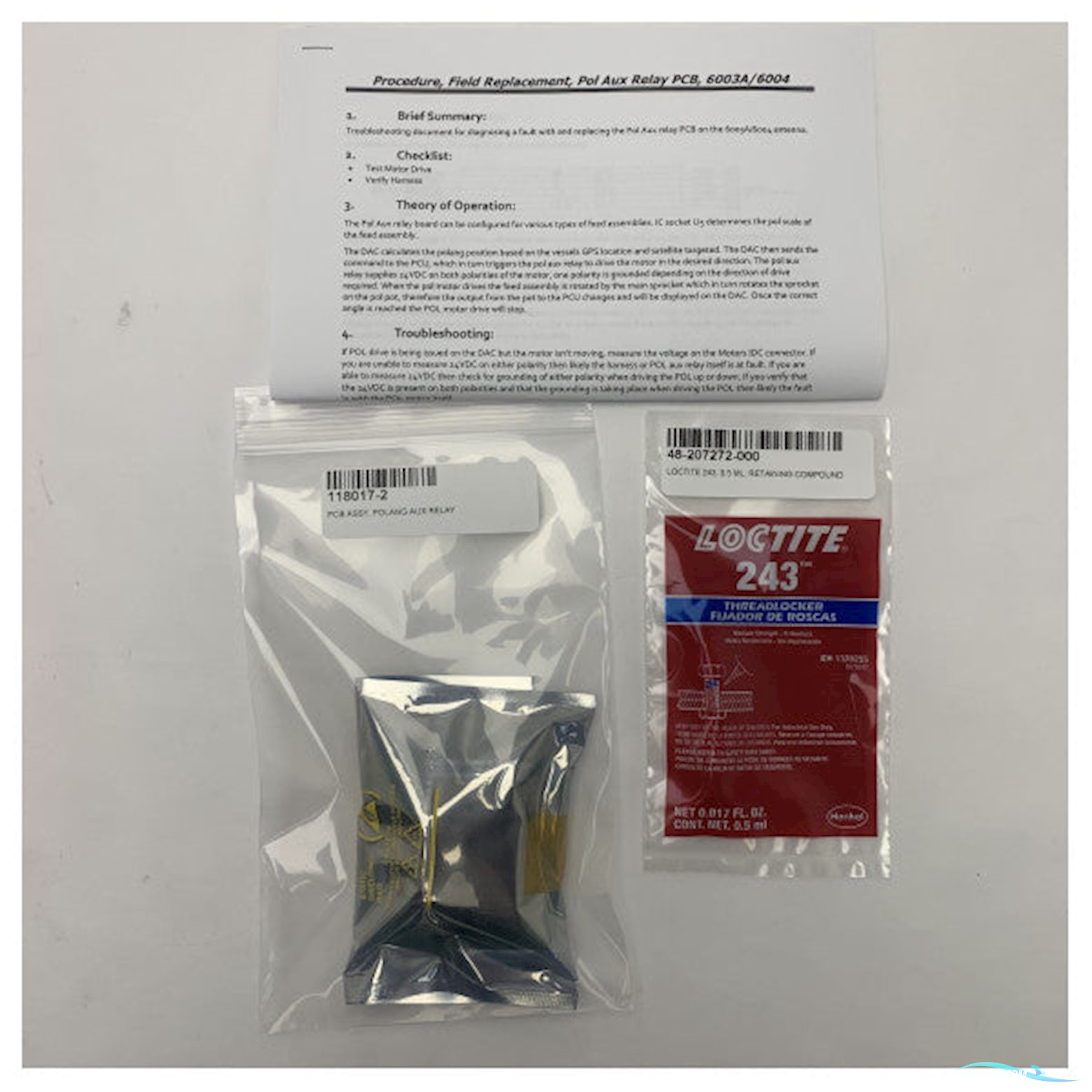 Cobham Sea Tel Vsat Relay Replacement Kit For 6003A/6004 Polang Relay